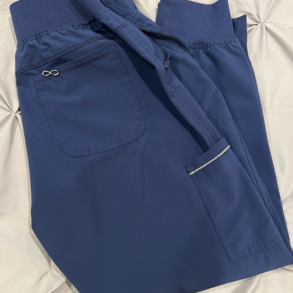 Navy Blue women’s Cherokee jogger scrub pants